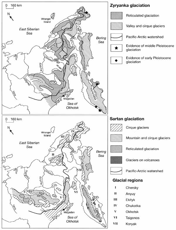 Late Pleistocene glaciation in north-eastern Asia